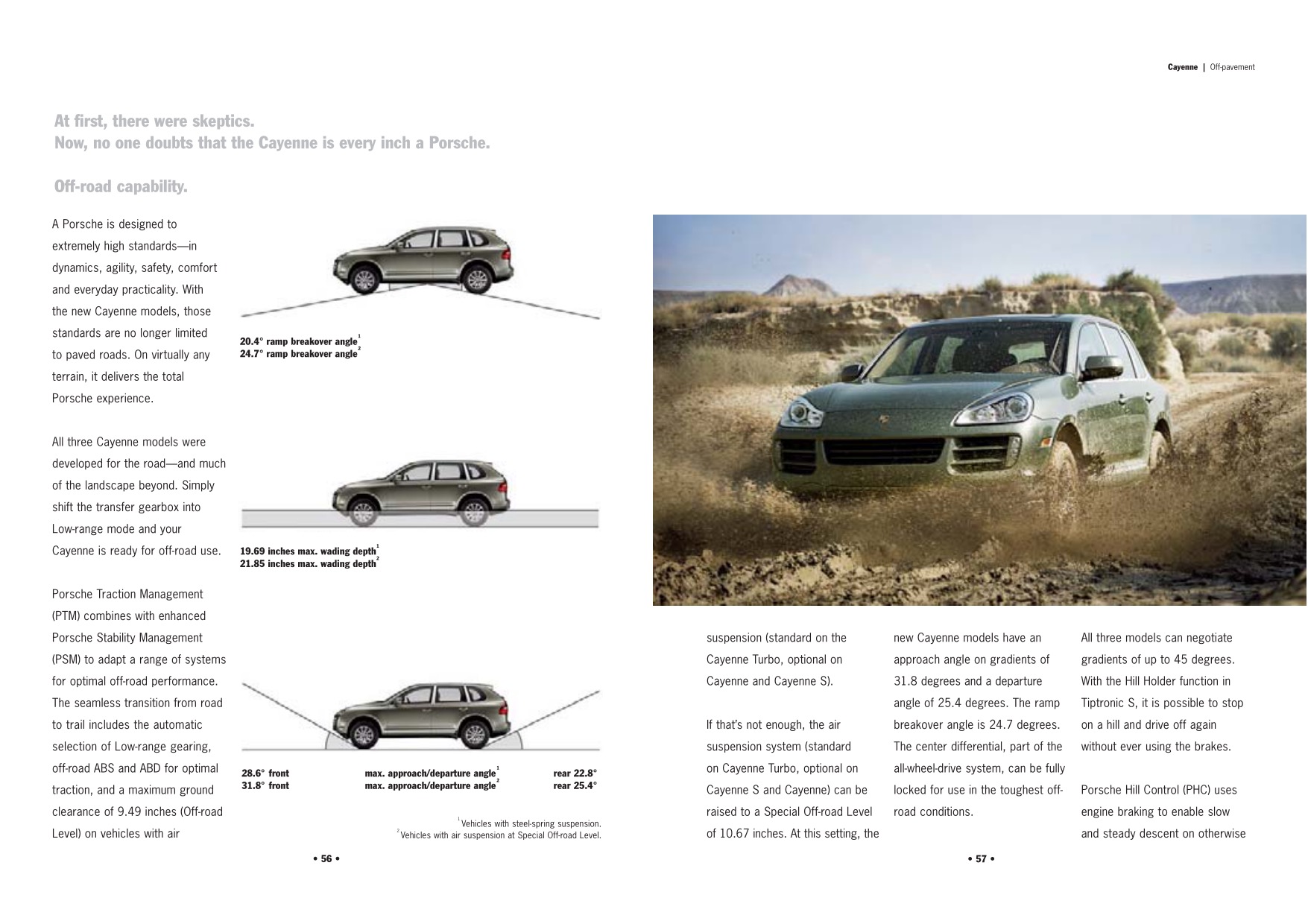 2008 Porsche Cayenne Brochure Page 69